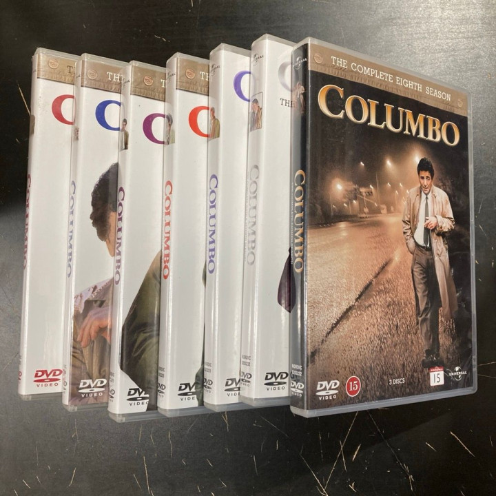 Columbo - Kaudet 1-8 26DVD (VG-VG+/M-) -tv-sarja-